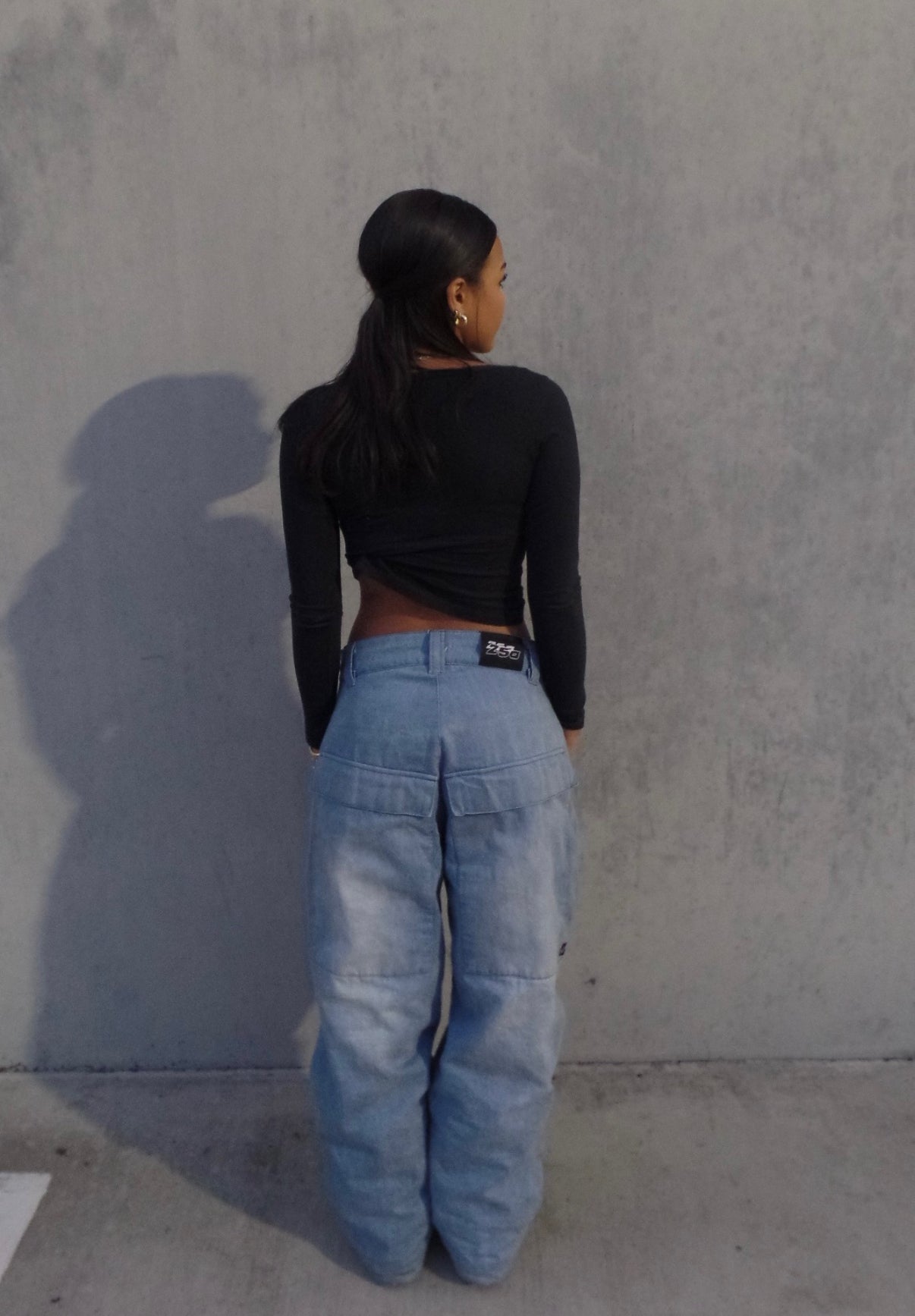 Raw Blue Denim Snowpants