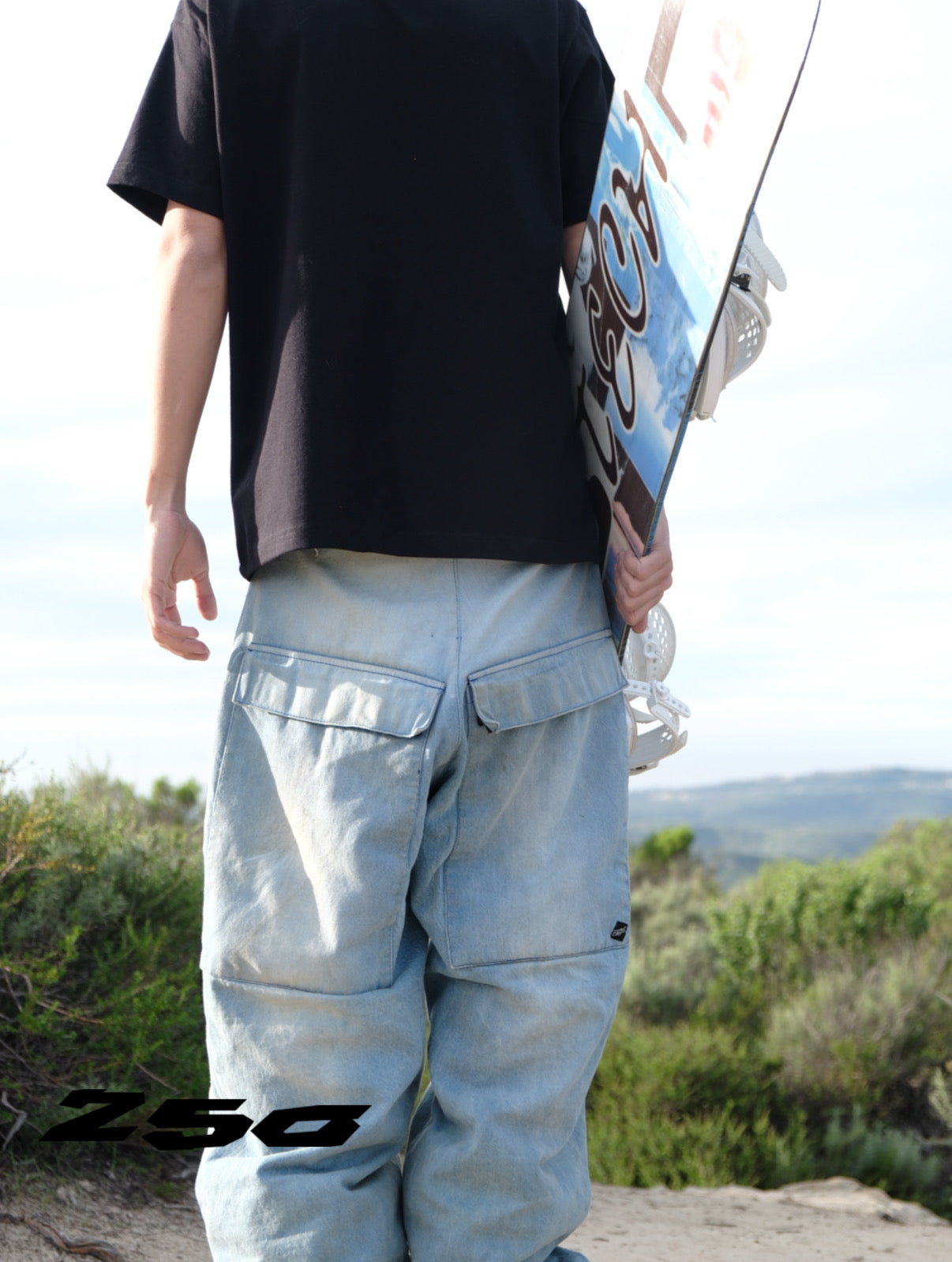Raw Blue Denim Snowpants